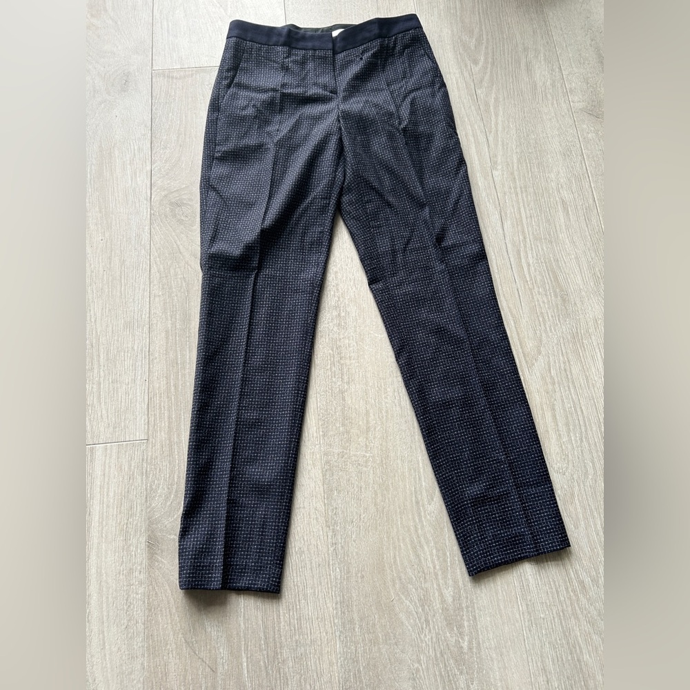 Hugo Boss Black Patterned Slim Trousers